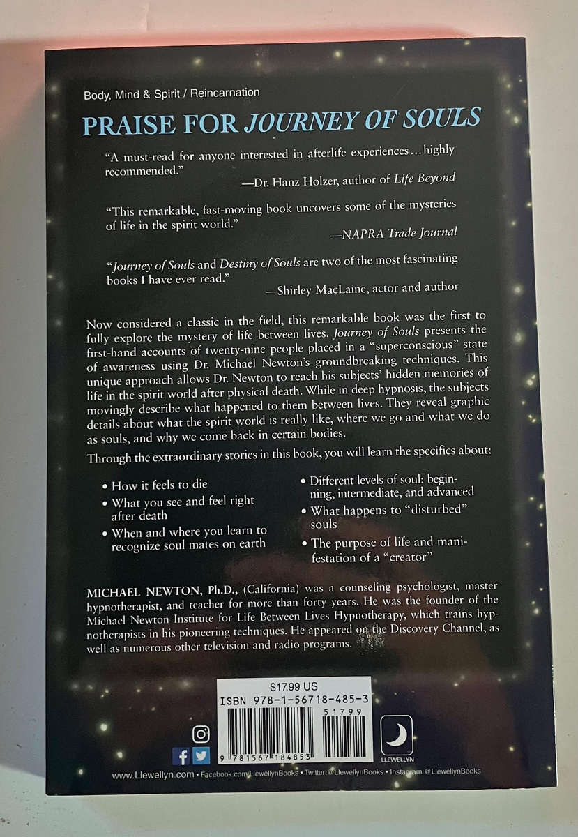 Journey of Souls - Michael Newton. Softcover. 5th Revised Ed. 2021