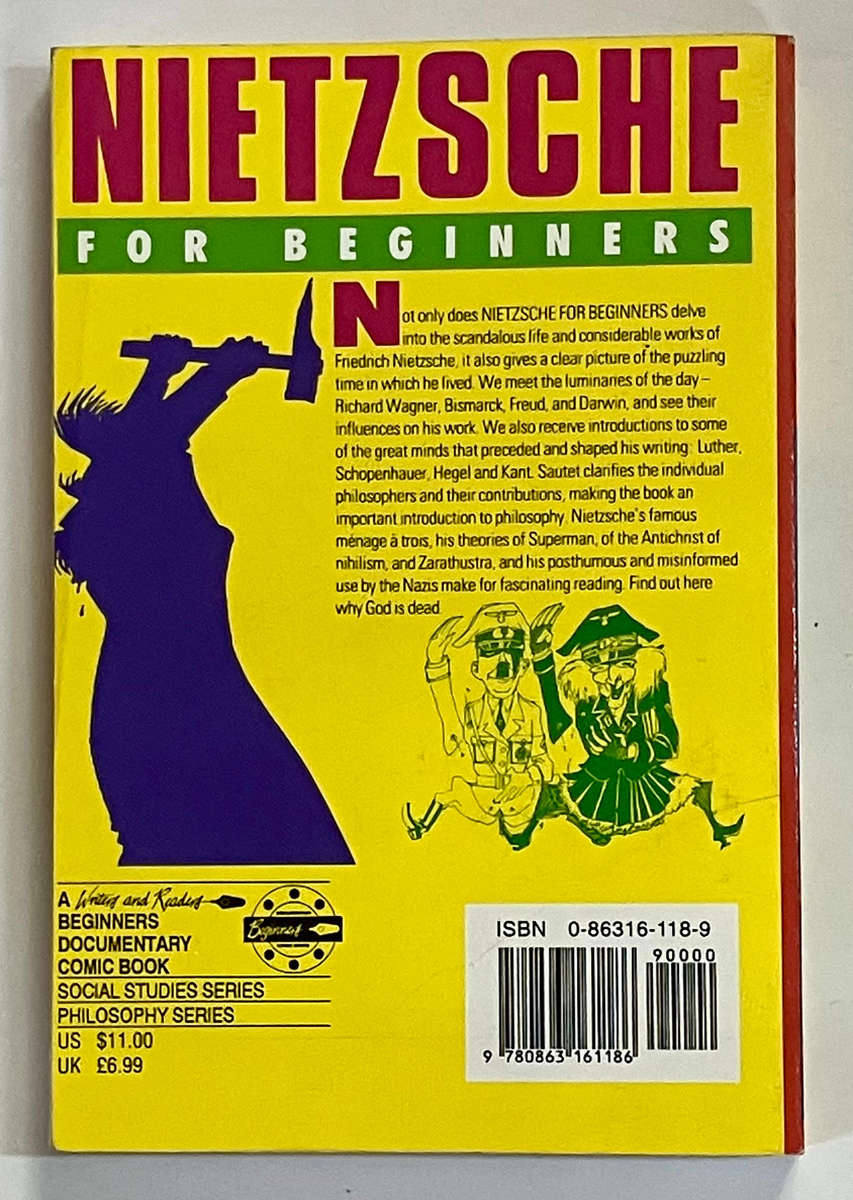 Nietzsche For Beginners - Marc Sautet. Softcover. 1st Ed. 1990