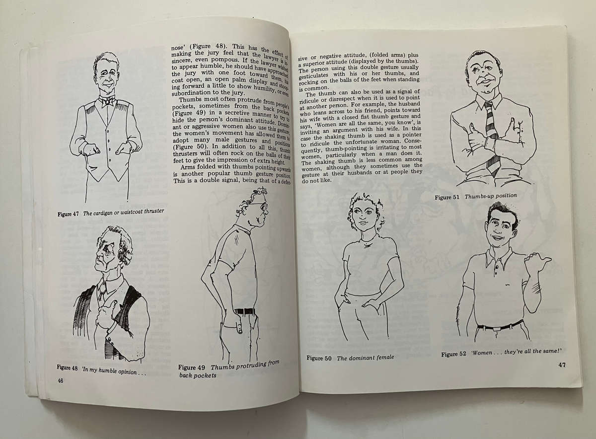 Body Language: How to read others' thoughts by their gestures - A Pease. SC, 3rd Ed. 2009