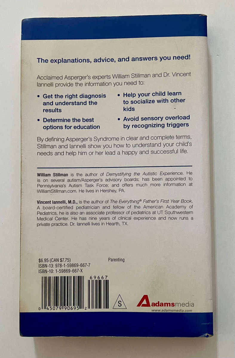 When Your Child has Asperger's Syndrome - William Stillman. Softcover, 2008