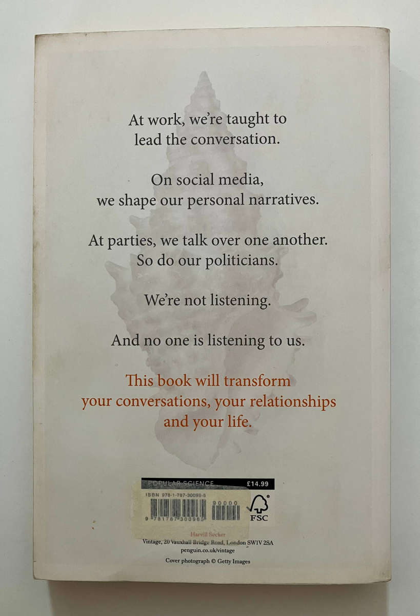 You're Not Listening - Kate Murphy. Softcover 1st Ed. 2020