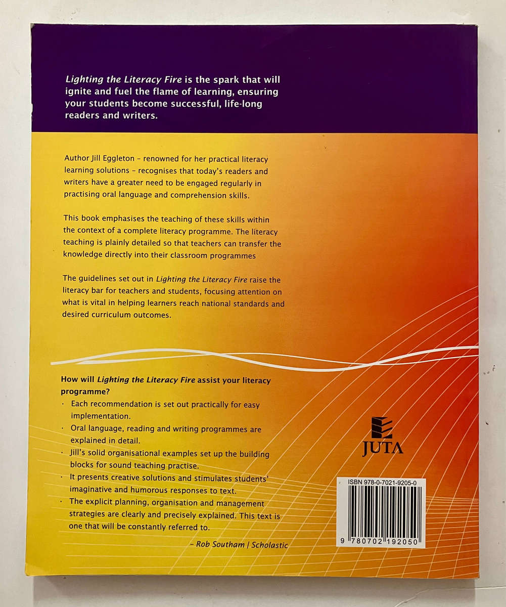 Lighting the Literacy Fire - Jill E Eggleton. Softcover, 1st Ed 2010
