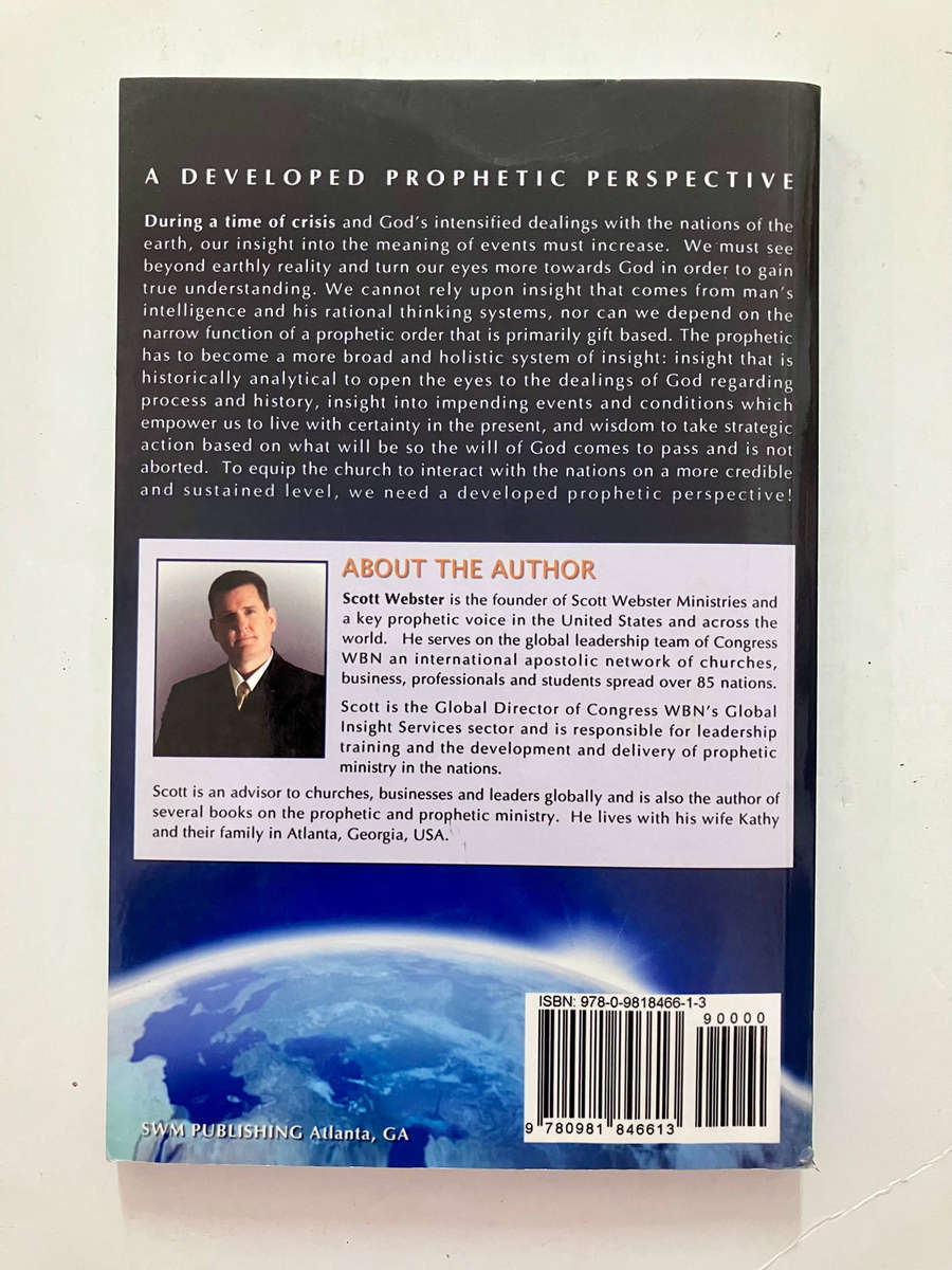 A Developed Prophetic Perspective - Scott Webster. Softcover