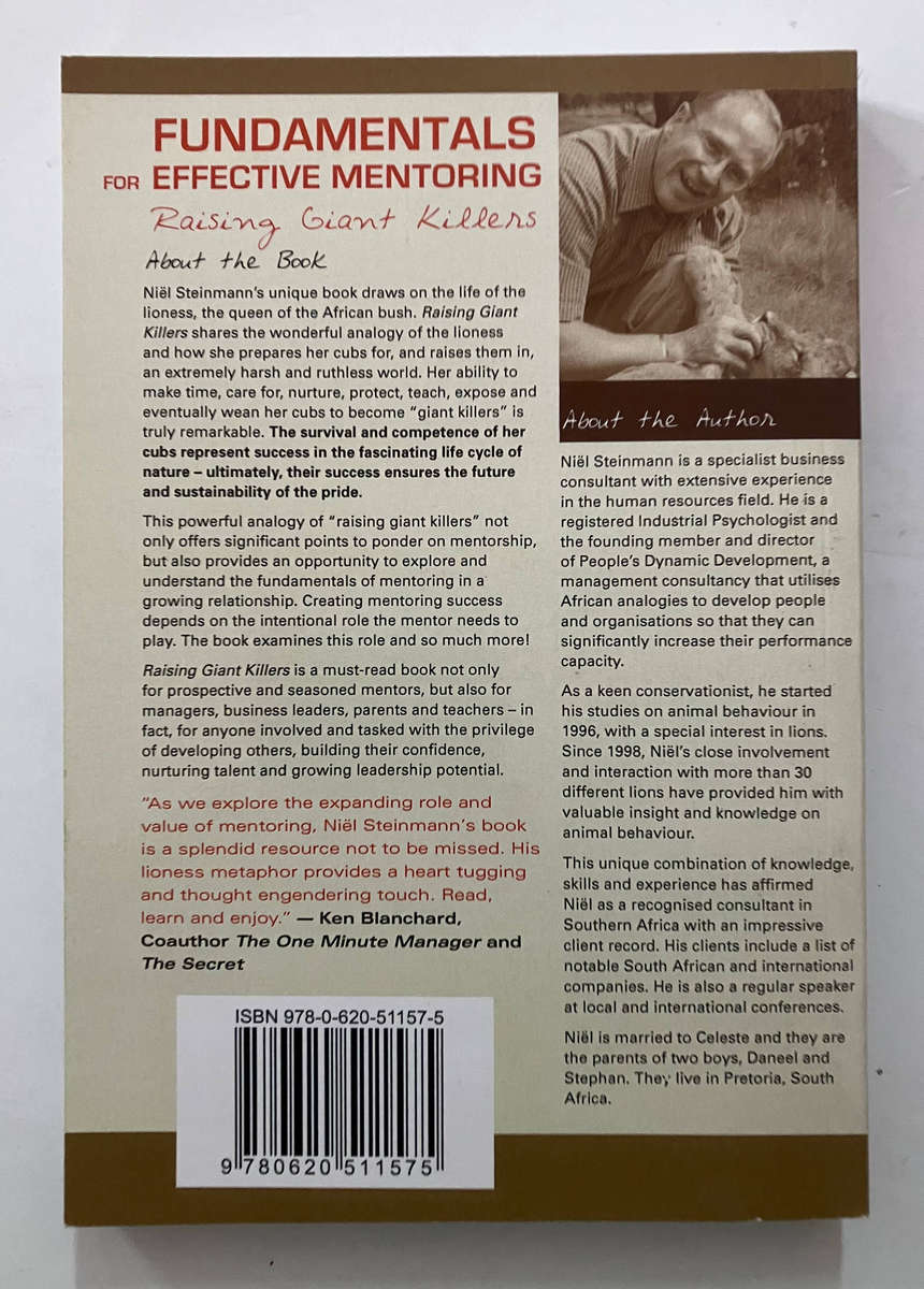 Fundamentals for Effective Mentoring - Niël Steinmann. SIGNED Softcover. 1st Ed. 2nd Pr. 2007