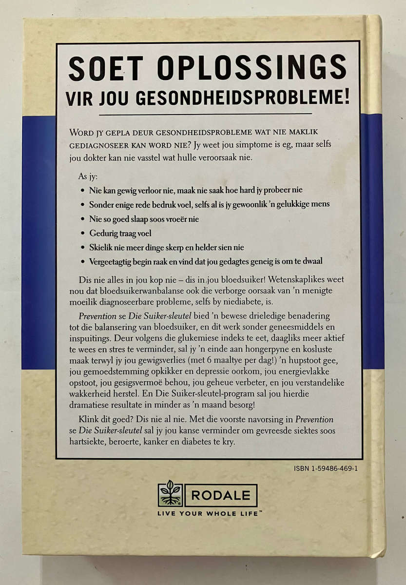 Die Suikersleutel - Sari Harrar. Hardeband, 1e Afr Uitg. 2015