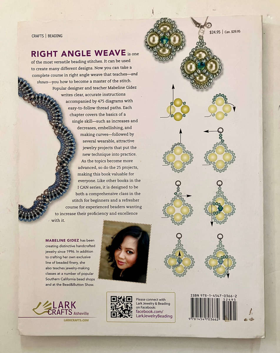 I CAN Right Angle Weave - Mabeline Gidez. Softcover. 1st Ed. 2012
