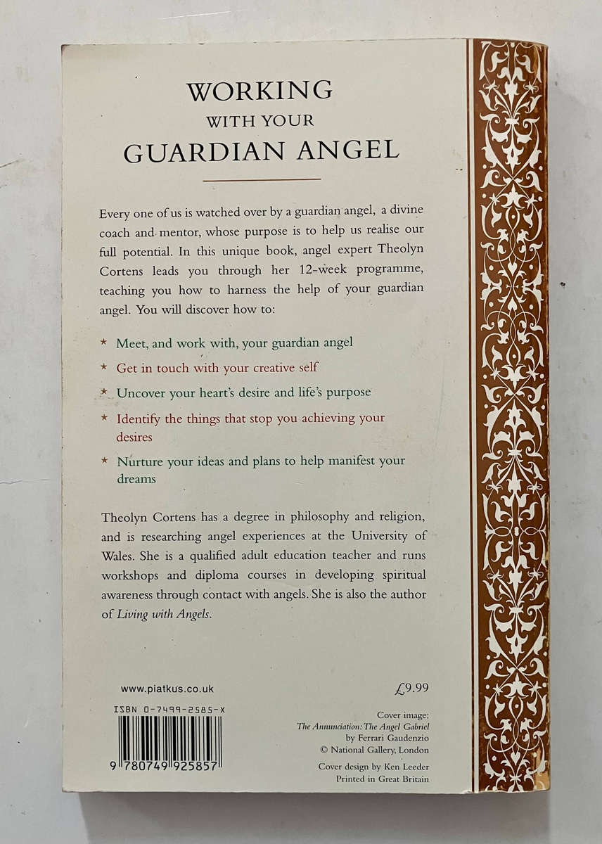 Working With Your Guardian Angel - Theolyn Cortens.  1st Ed 2005