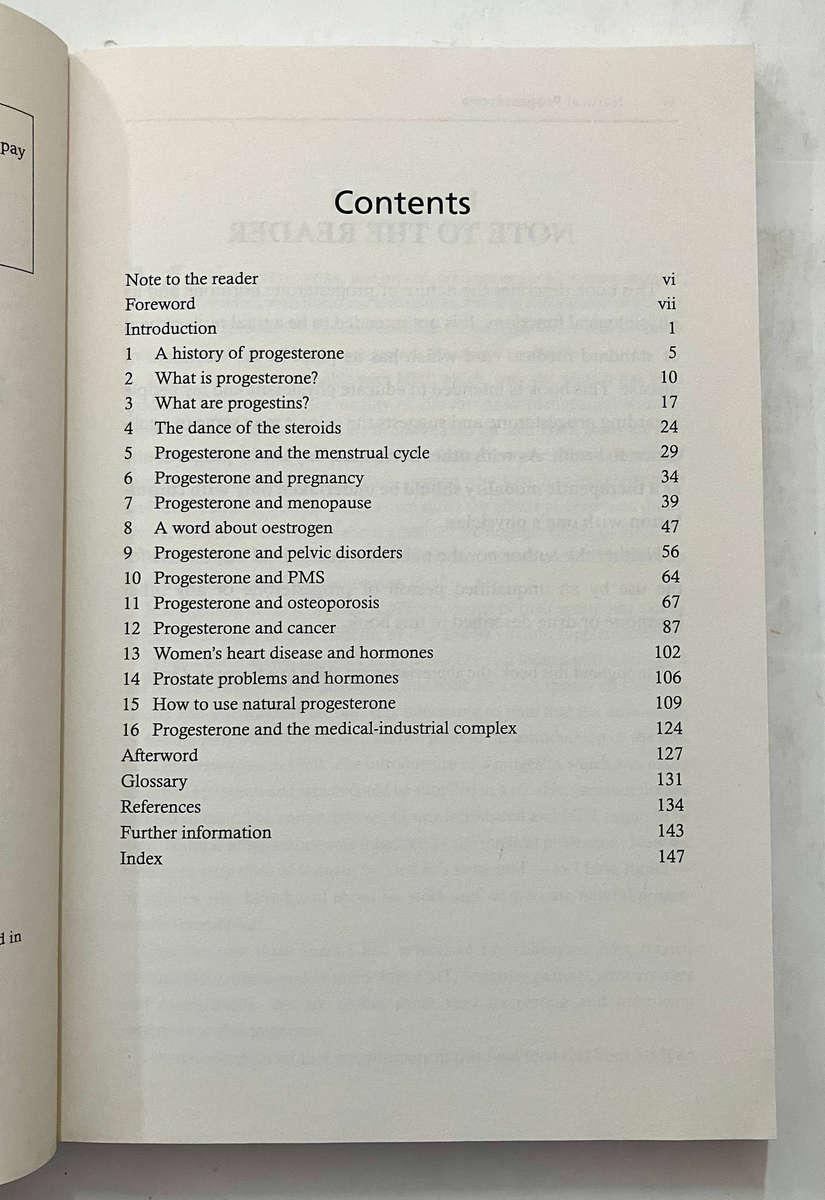 Natural Progesterone - John R Lee MD. Softcover. 2nd Ed 1999