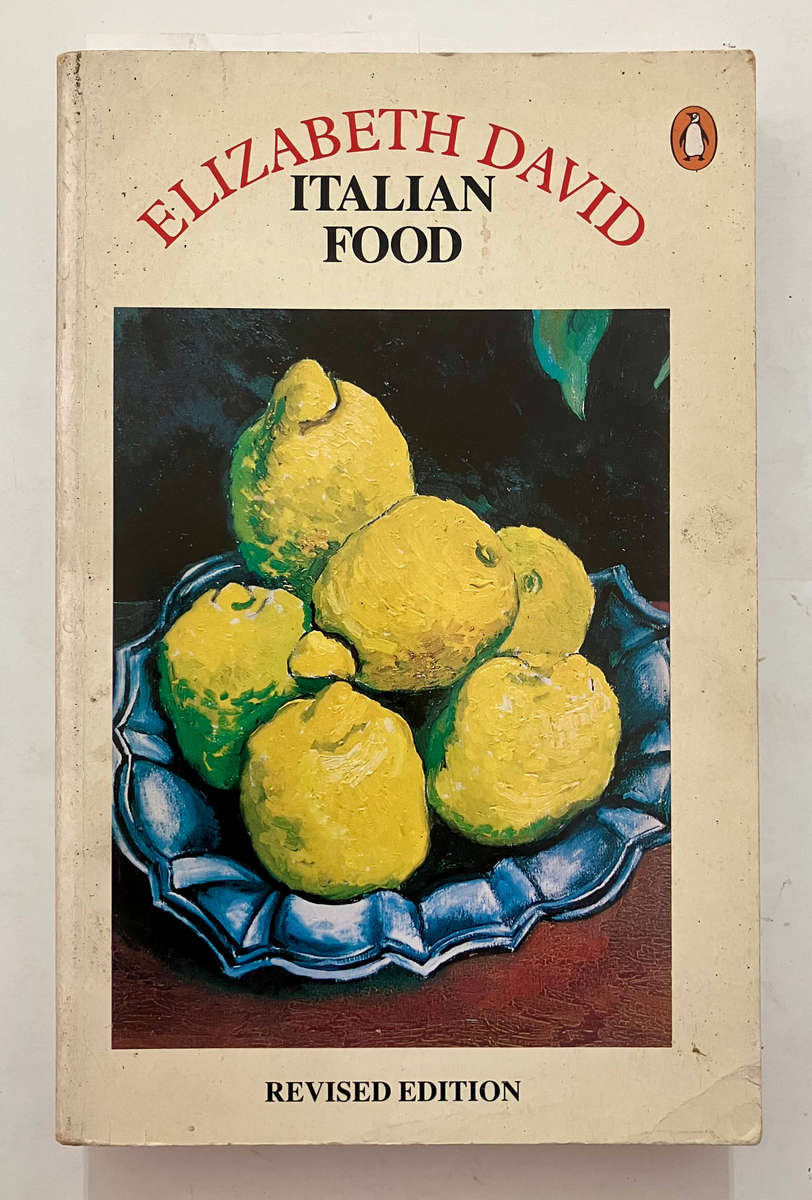 Italian Food - Elizabeth David. Softcover, Revised Ed. 1989