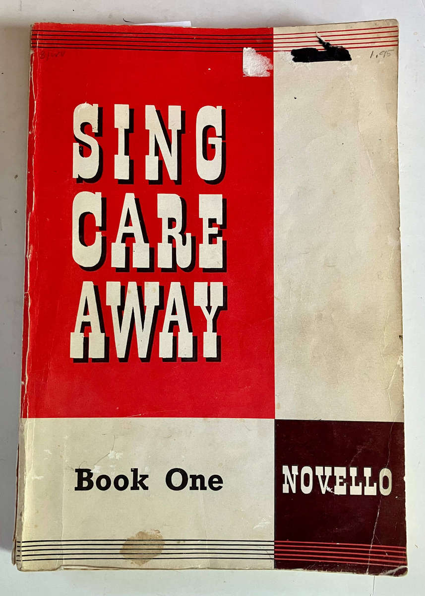 Sing Care Away Book 1 (Edition with accompaniment) - Novello. Softcover, undated