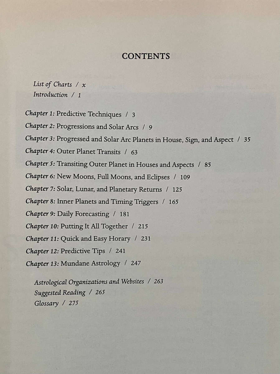 The Complete Book of Predictive Astrology - Kris Brandt Riske. SC 1st Ed. 2011