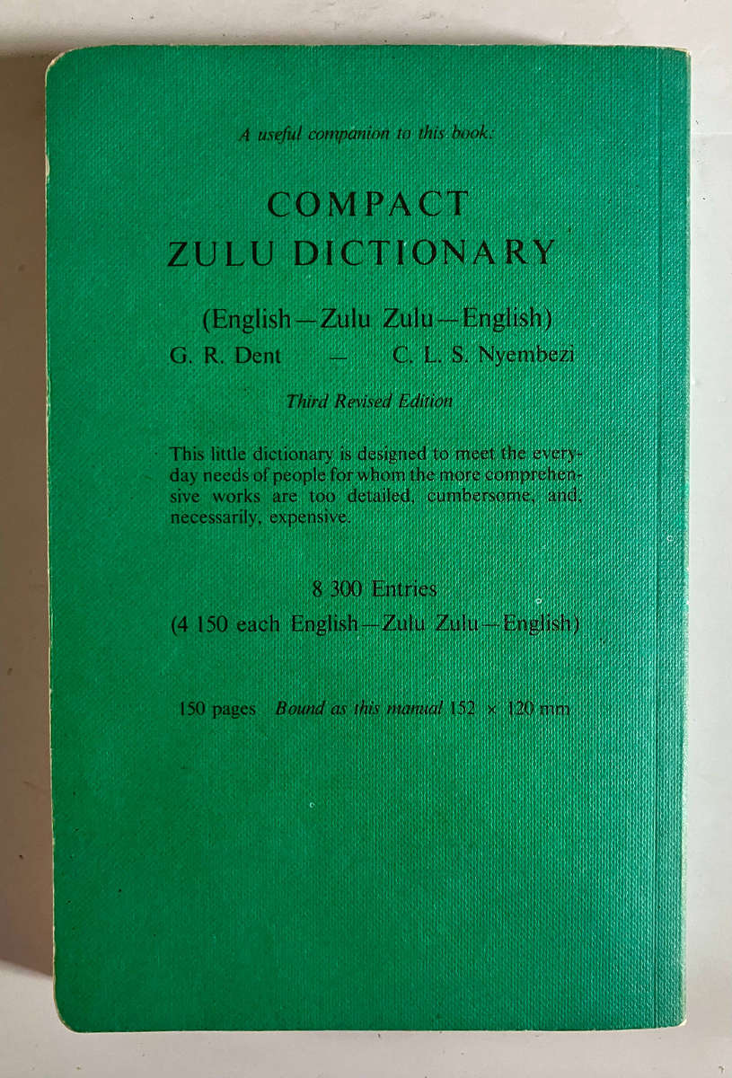 Learn Zulu - Sibusiso Nyembezi. Softcover, Revised and enlarged Ed. 8th Impr. 1982