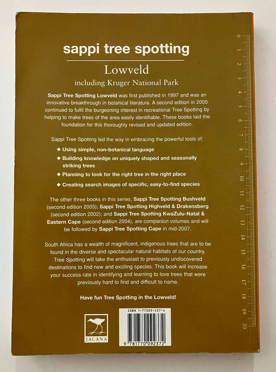 SAPPI Tree Spotting: Lowveld including KNP - R Grant and V Thomas. Softcover, 3rd Ed. 2006