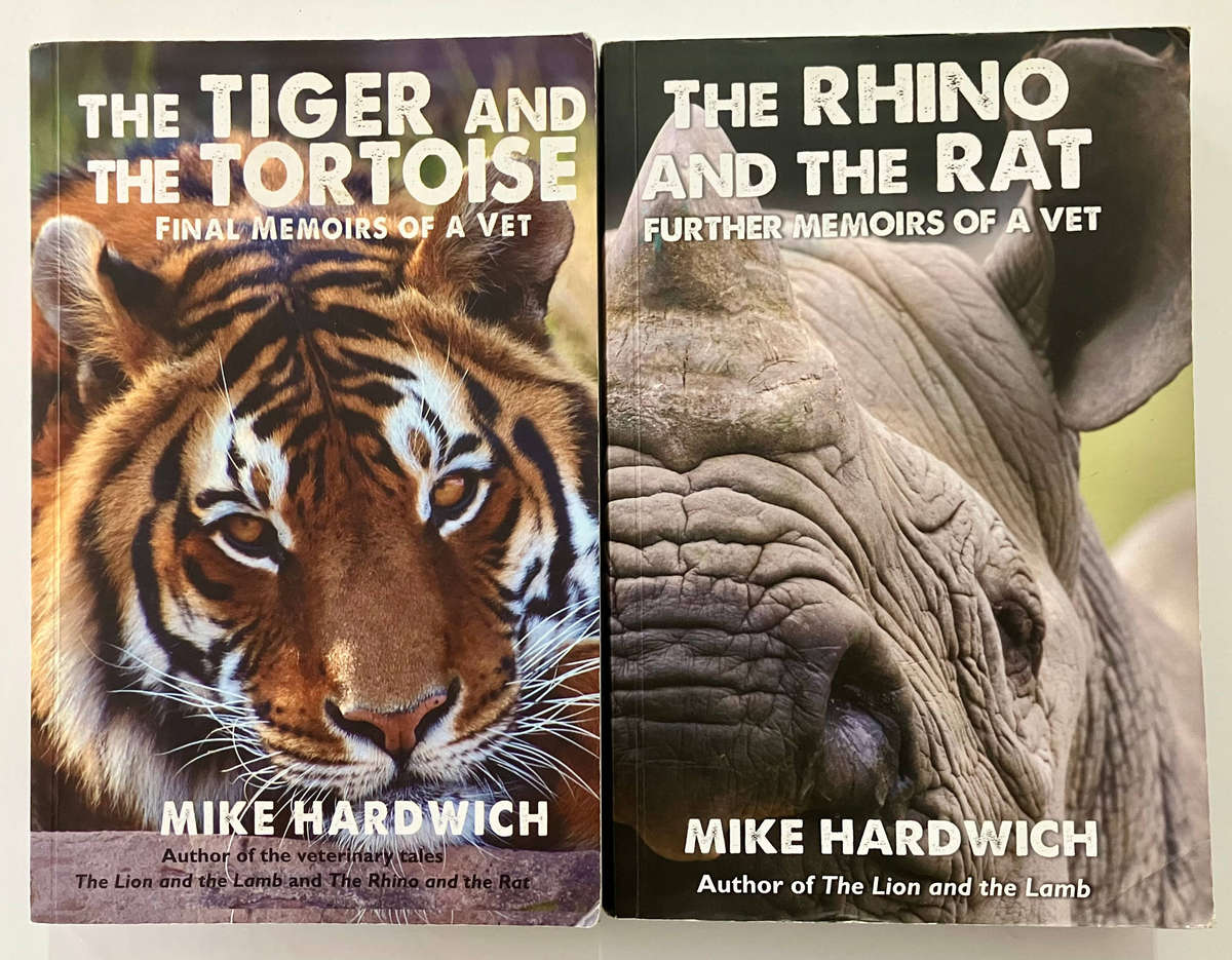 Memoirs of a Vet: 2-book bundle - Mike Hardwich. SIGNED Softcovers, 1st Ed. 2013/14