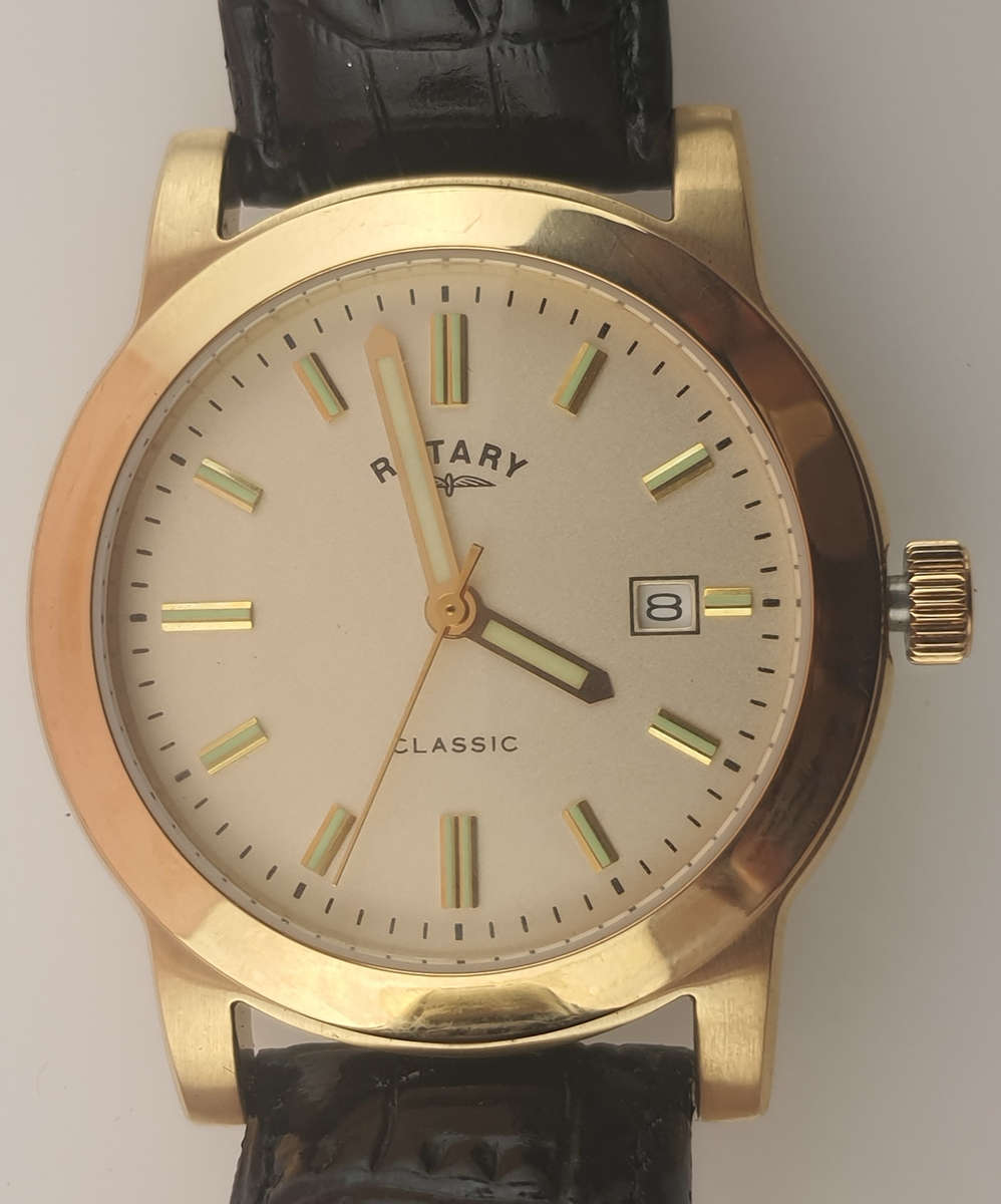 ROTARY *AUTHENTIC BRANDED MEN`S CLASSIC WATCH **ONLY ONE AVAILABLE
