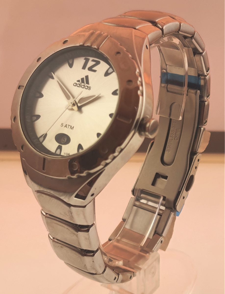 ADIDAS - Mens Stainless Steel Analogue Silver-Face Watch