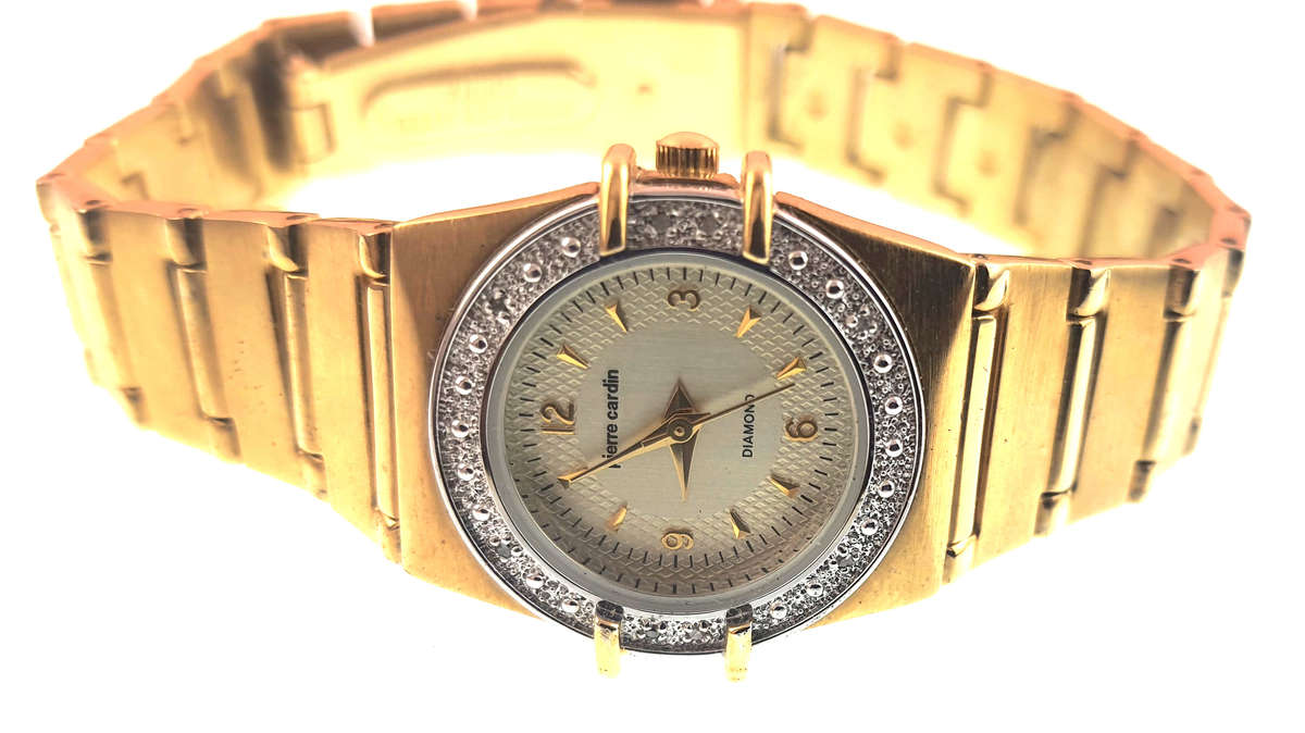 PIERRE CARDIN DIAMOND WATCH - ONLY ONE AVAILABLE