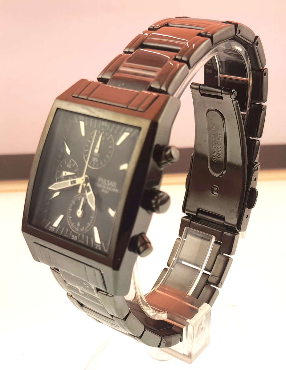 PULSAR - Authentic Branded Gents Chronograph Watch - Damaged Mechanism