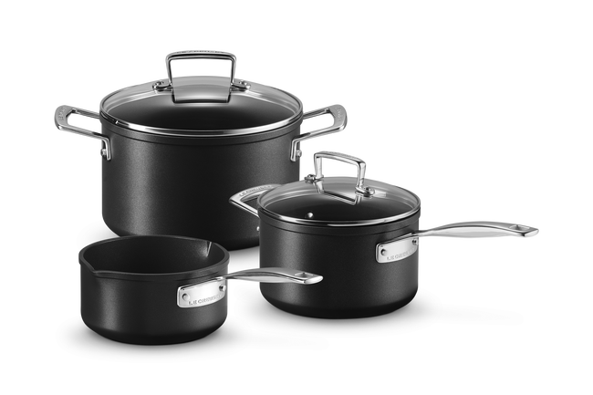 Le Creuset Toughened Non-Stick 3-Piece Cookware Set