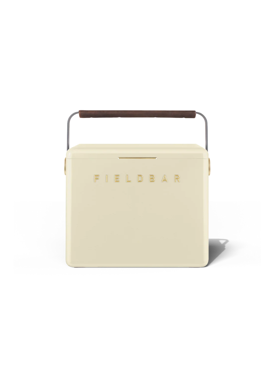 Fieldbar Gin Trunk - Safari White - 24L Durable Luxury - Cooler Box