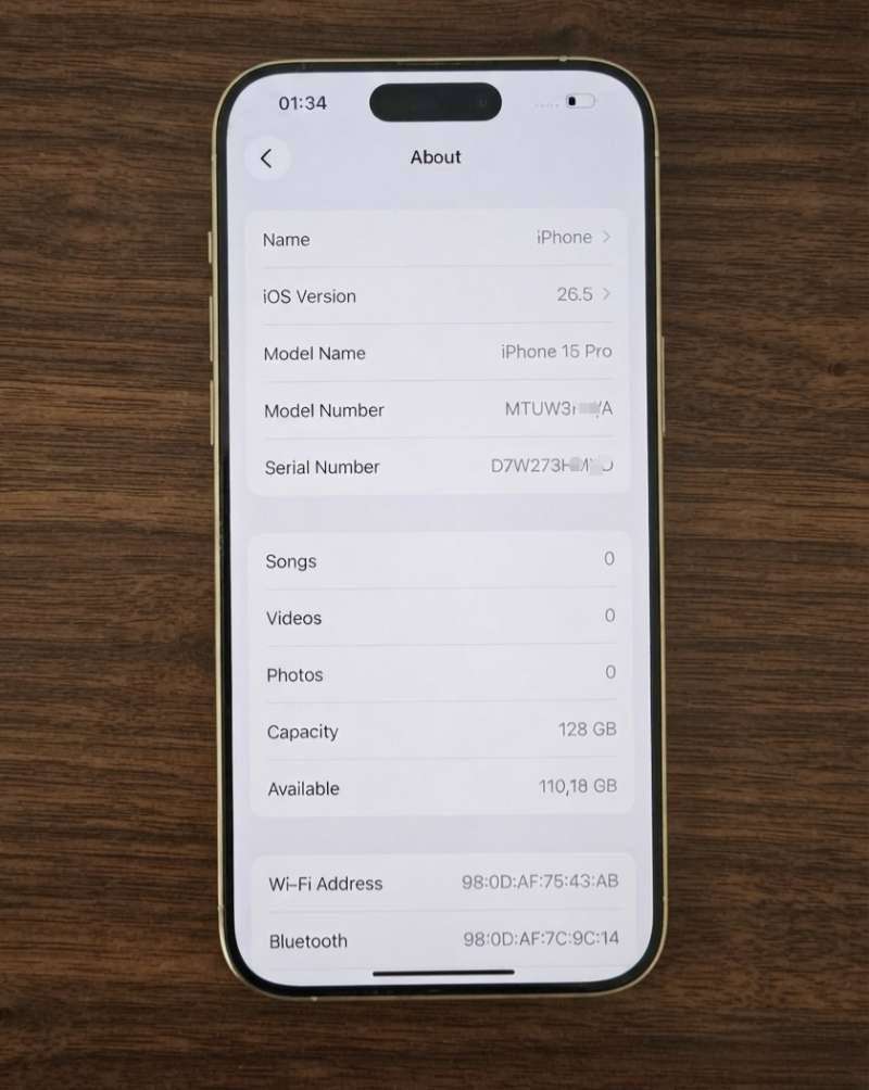 Apple iPhone 15 Pro 128GB