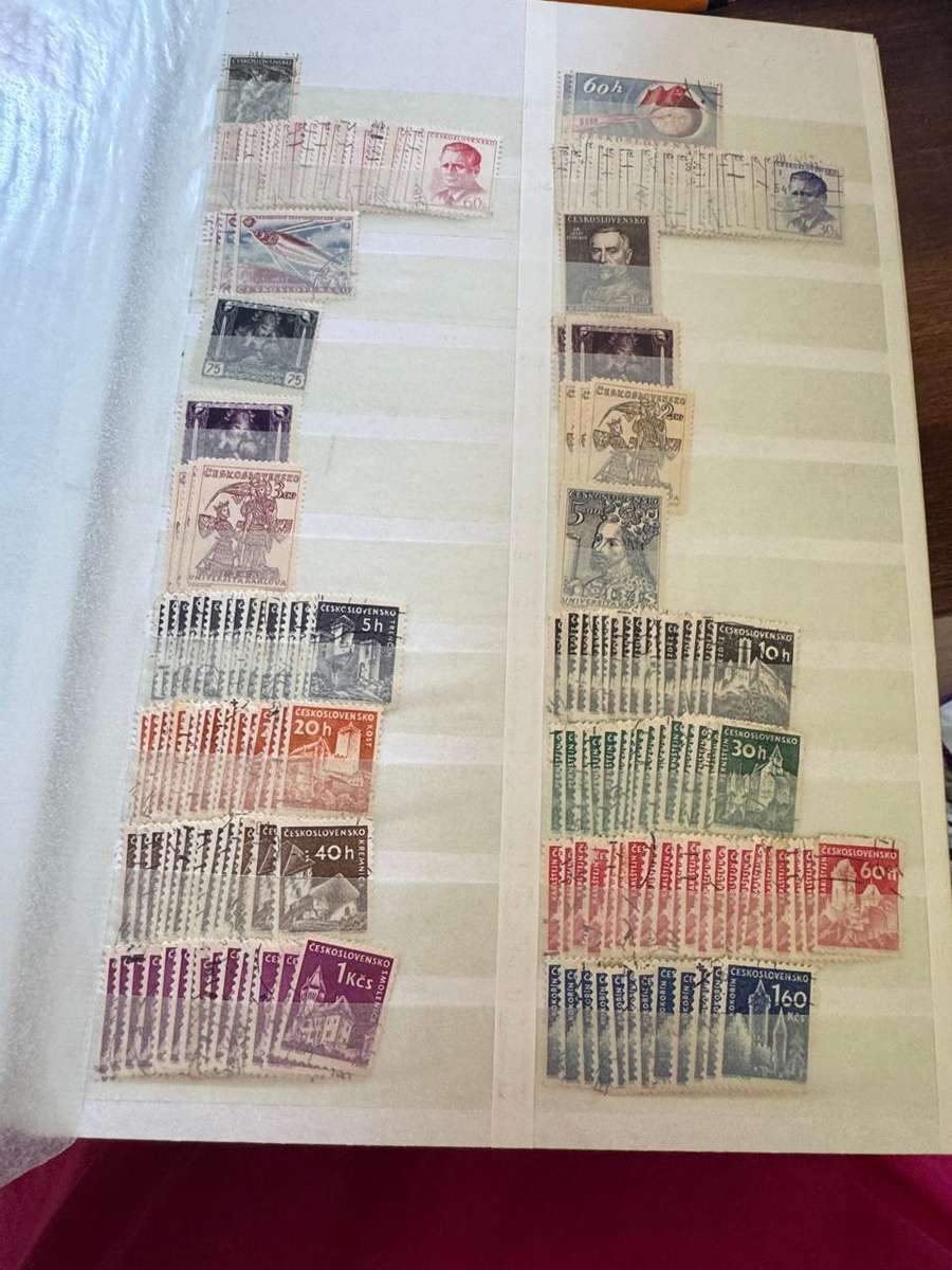 Netherlands, Ceskoslovensko, Nethelands -India, Argentina, Guiana, British Honduras, Chile St*amps