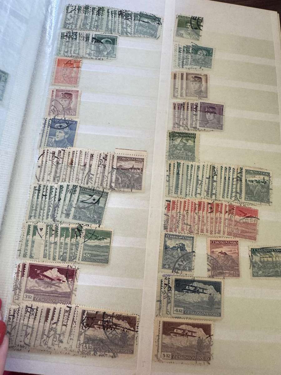 Netherlands, Ceskoslovensko, Nethelands -India, Argentina, Guiana, British Honduras, Chile St*amps
