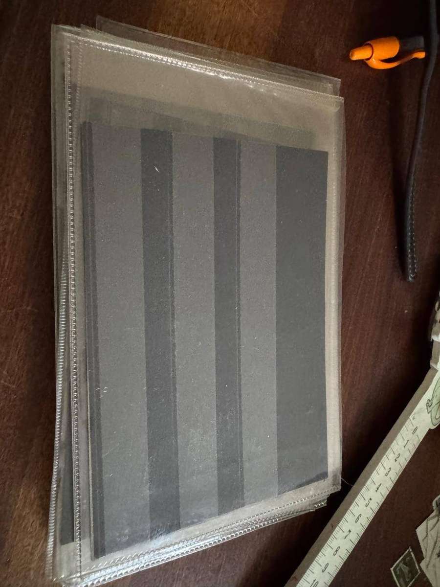 Stamp Card holders DOUBLE SIDED IN A PLASTIC SLEEVE X10