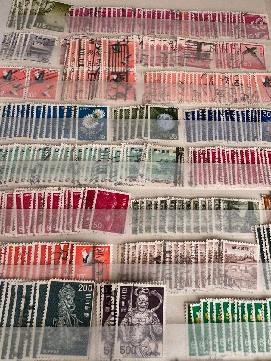 Canadian Stamp Album with 2 pages Japan