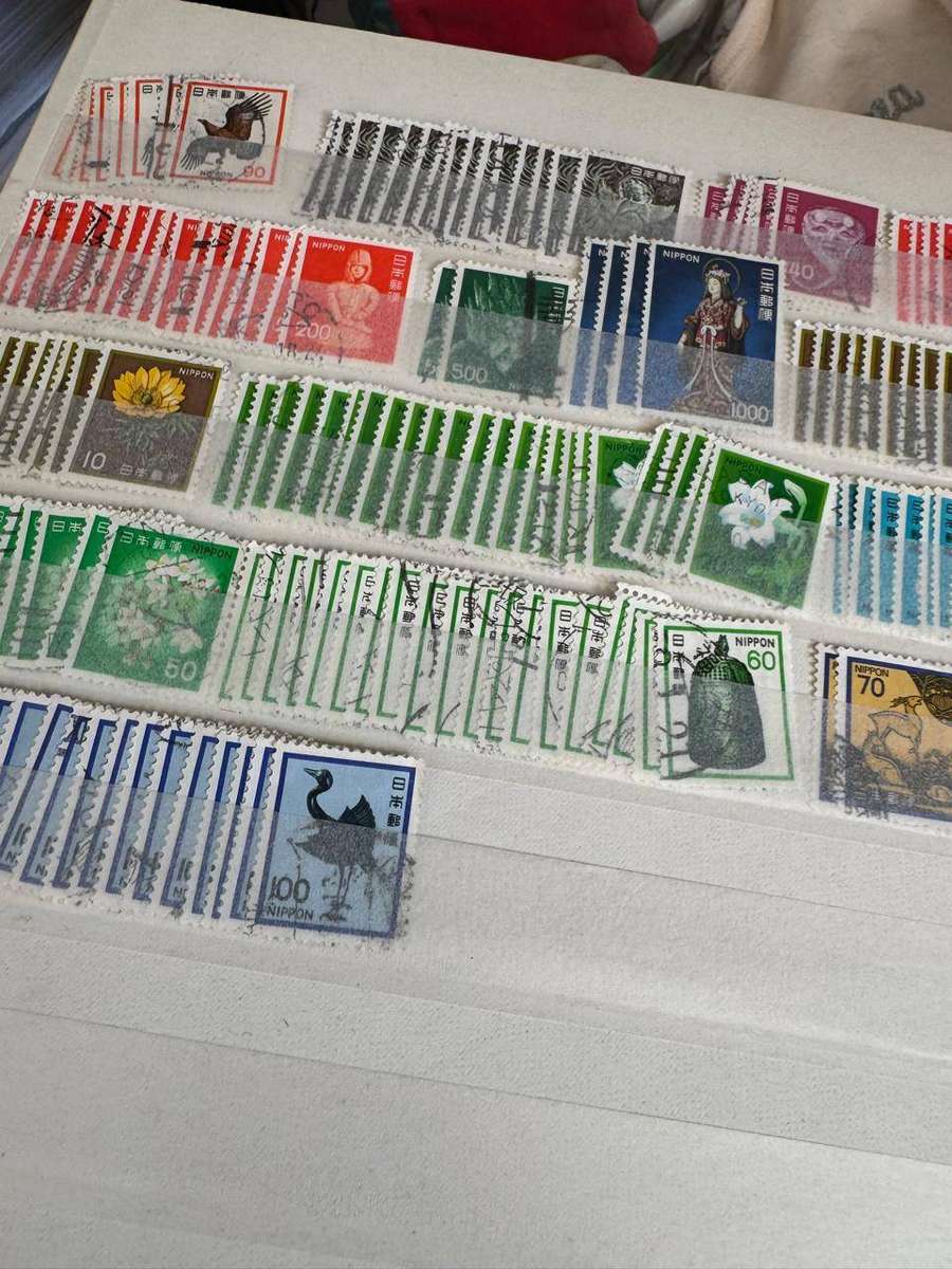 Canadian Stamp Album with 2 pages Japan