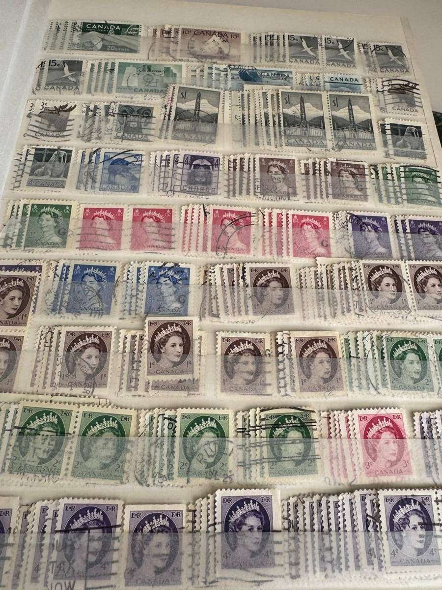 Canadian Stamp Album with 2 pages Japan