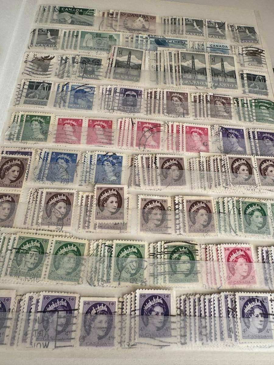 Canadian Stamp Album with 2 pages Japan