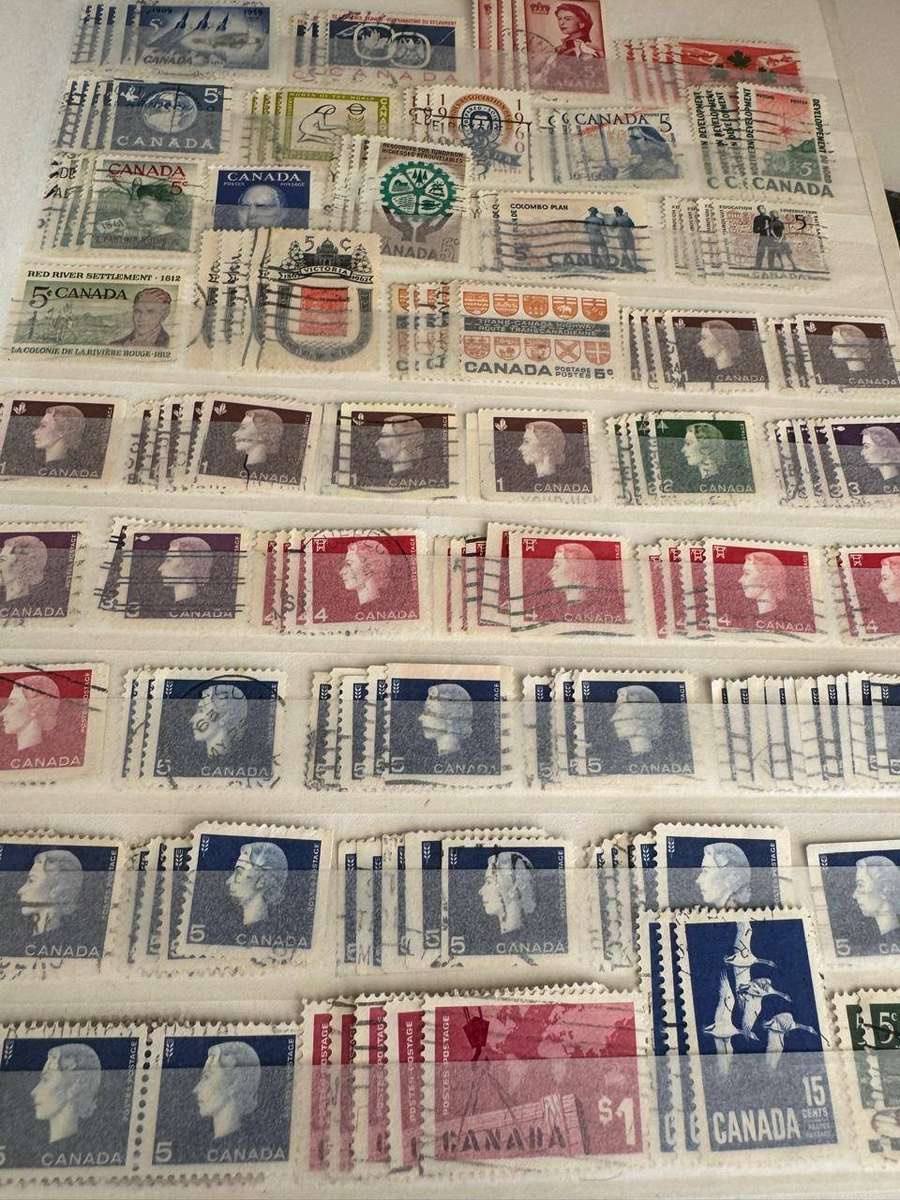 Canadian Stamp Album with 2 pages Japan