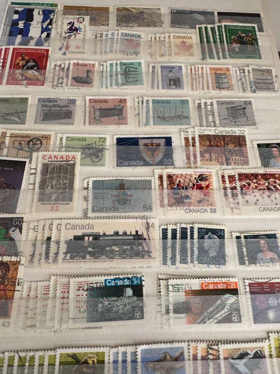Canadian Stamp Album with 2 pages Japan