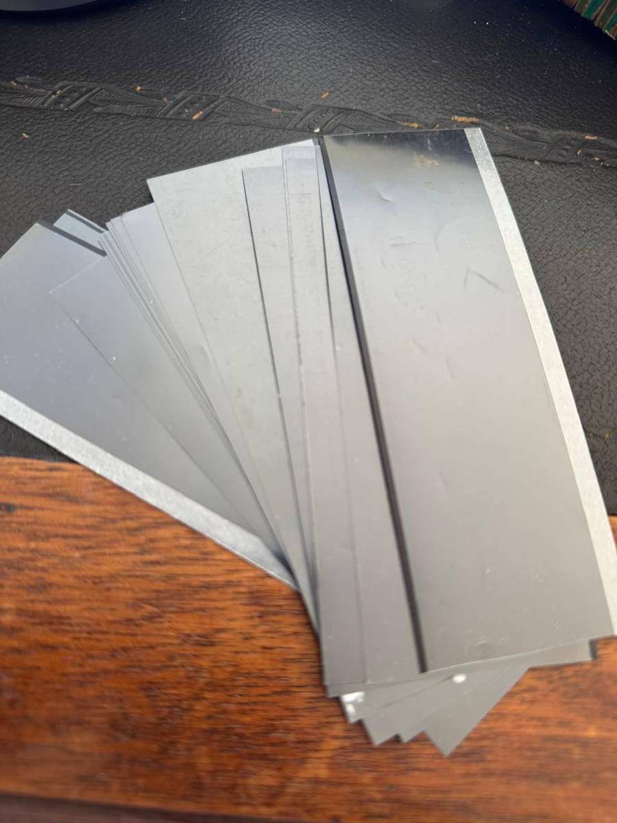 STAMP MOUNTS  STRIPS APPROX 19 CM X 3 CM  15 PIECES