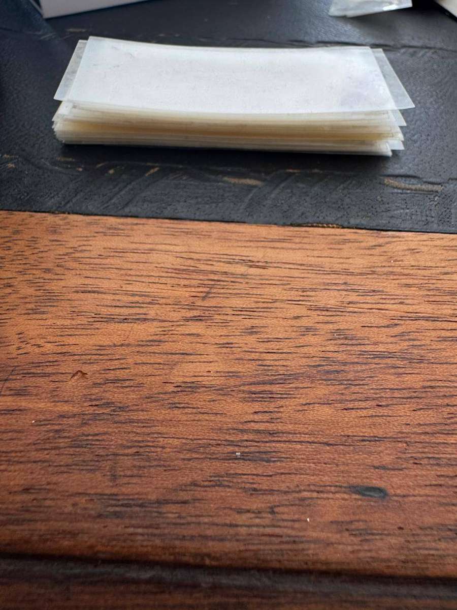 Stamp Mounts Clear 7.5X2.5 cm appox 60 plieces