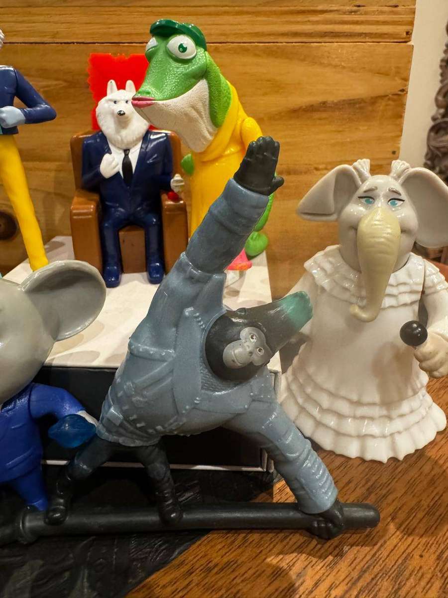 Sing (The Movie) characters x 7 from McDonalds