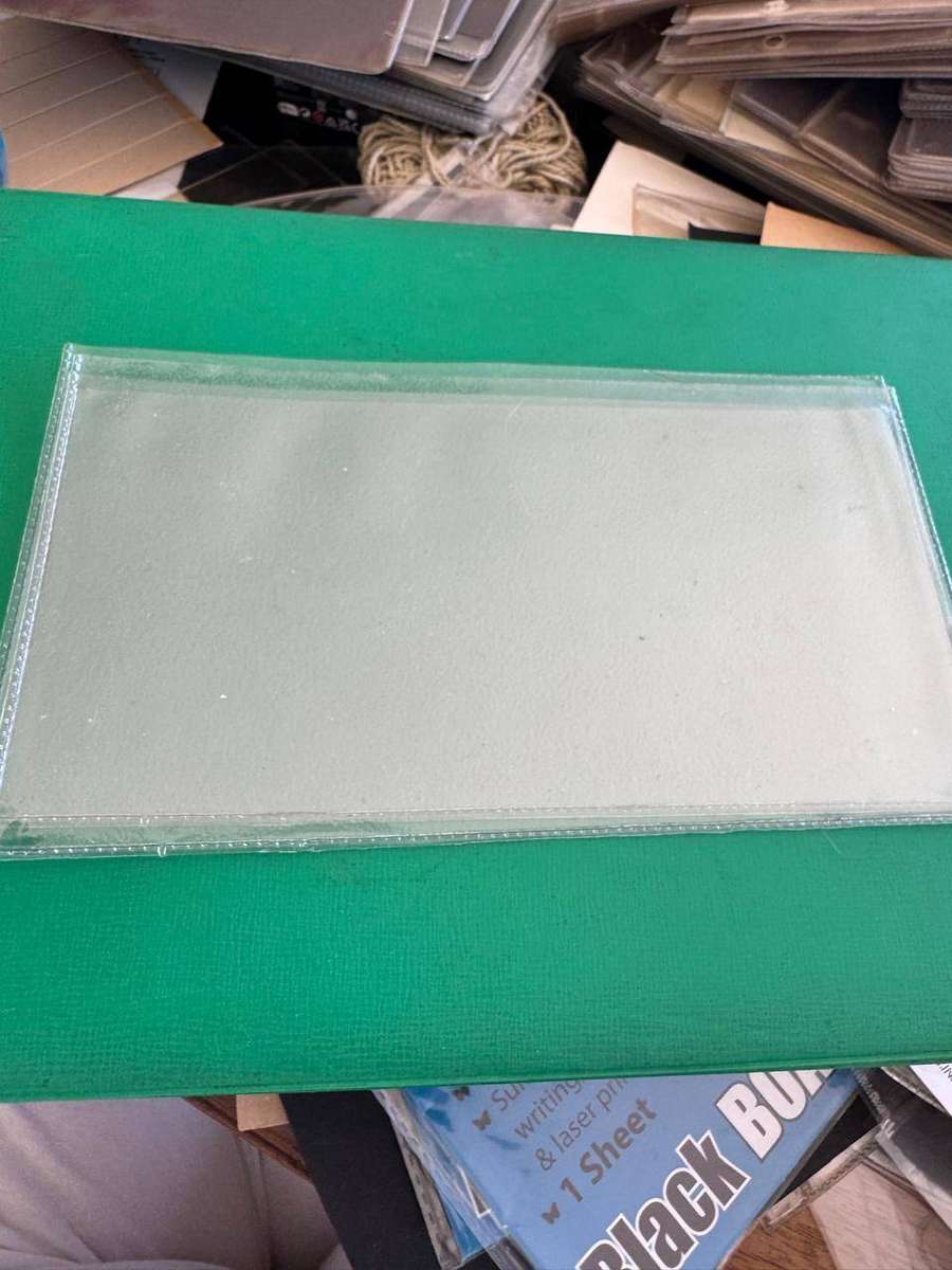 PLASTIC  STAMP OR STAMP CARD HOLDER 9.5CM X 17.5 CM  125 PIECES