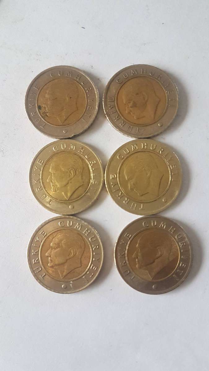 Turkish 50c coin