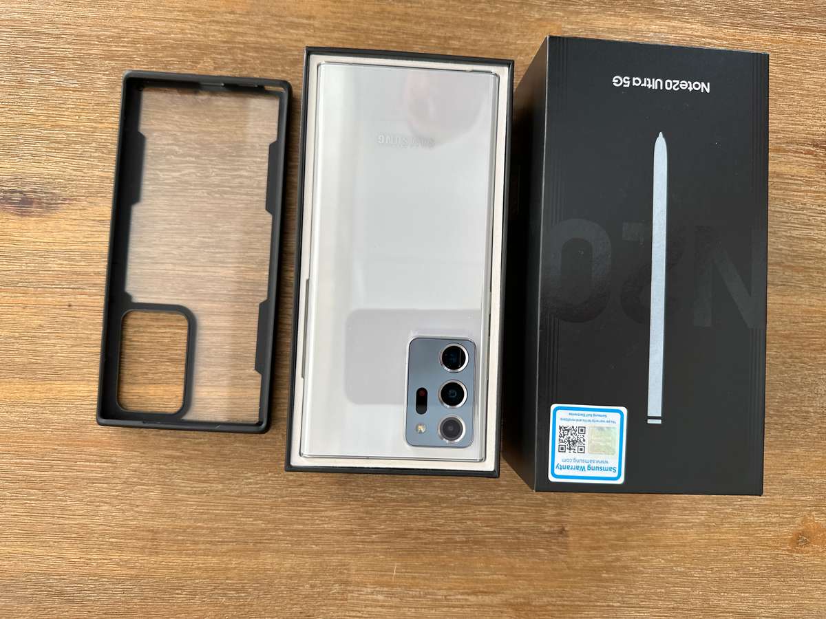 Samsung Galaxy Note 20 Ultra, Mystic White, 256GB, Dual Sim