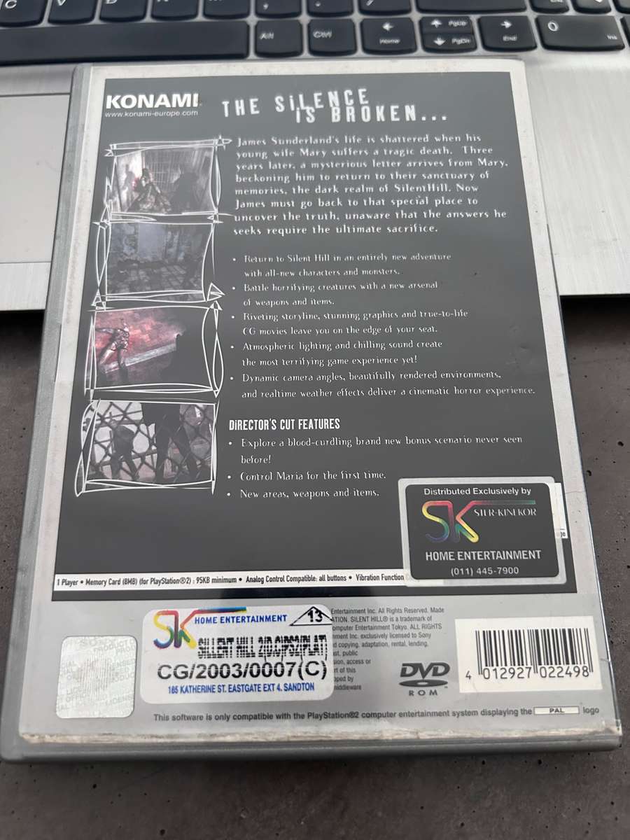 Silent Hill 2 Director's Cut Platinum - No booklet