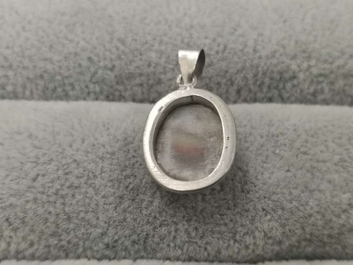 925Silver: Cameo Pendant - Size 15x18mm