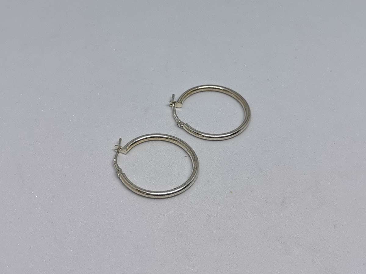 Silver Hoop Earrings