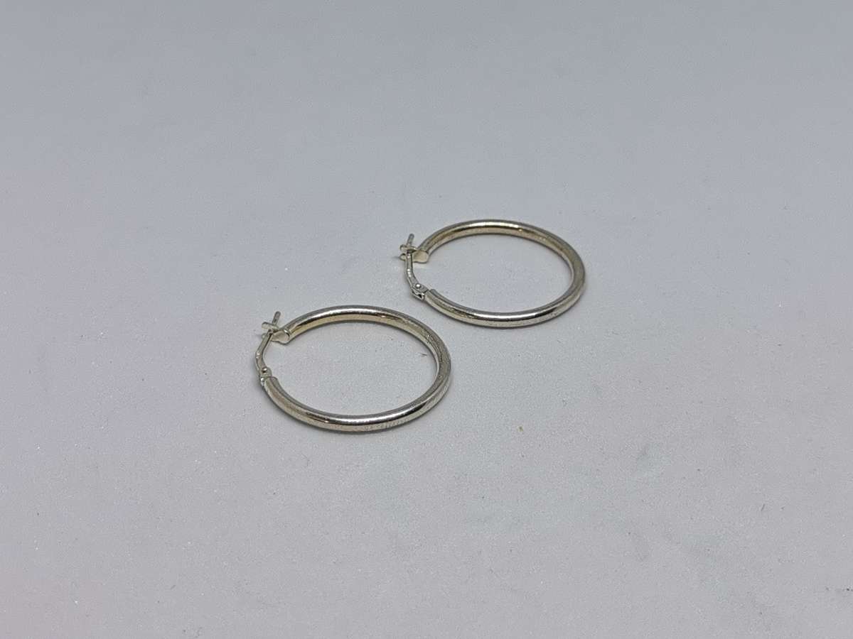 Silver Hoop Earrings