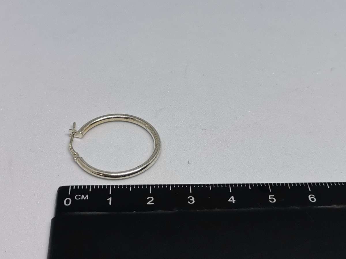 Silver Hoop Earrings