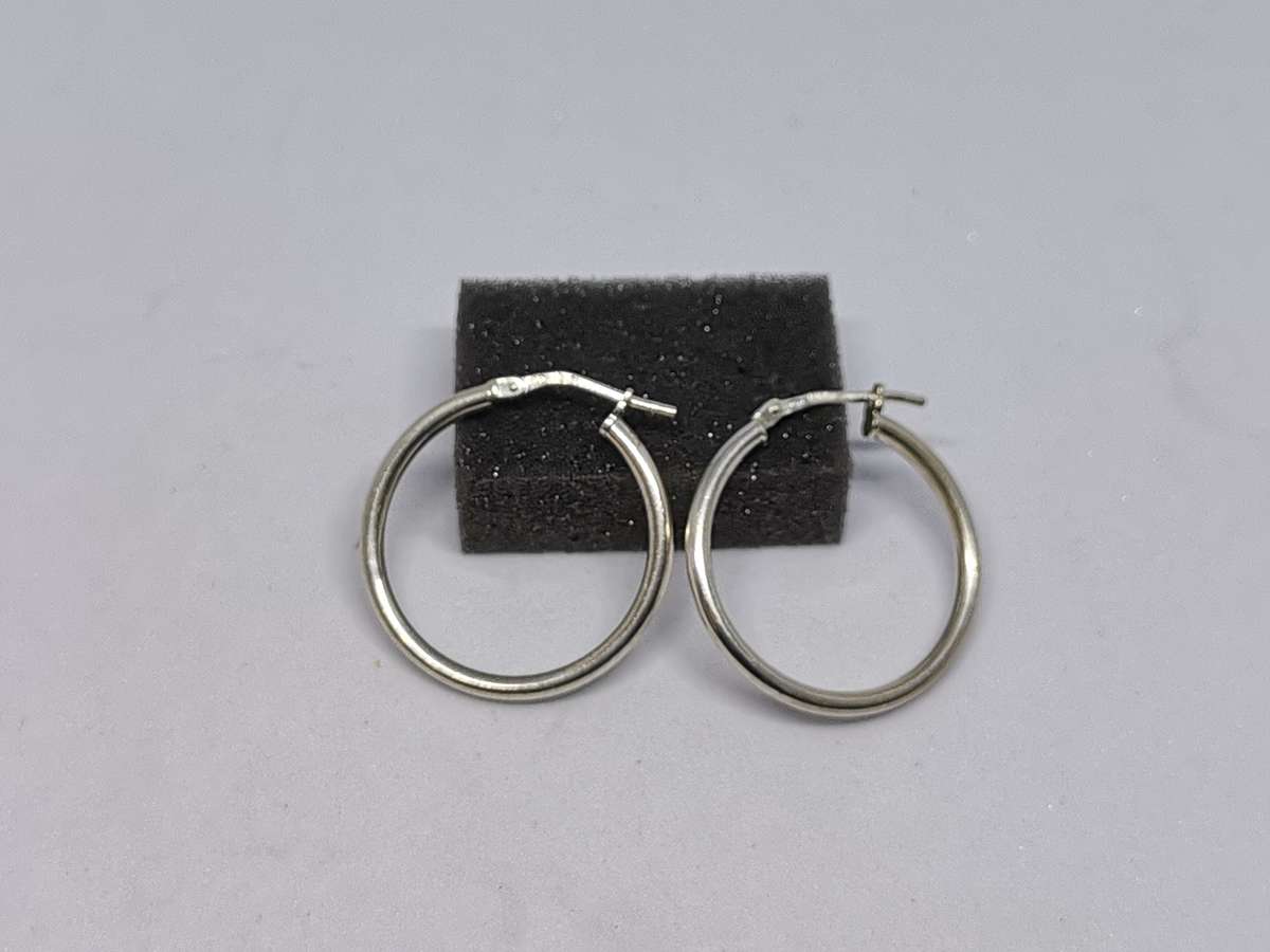 Silver Hoop Earrings