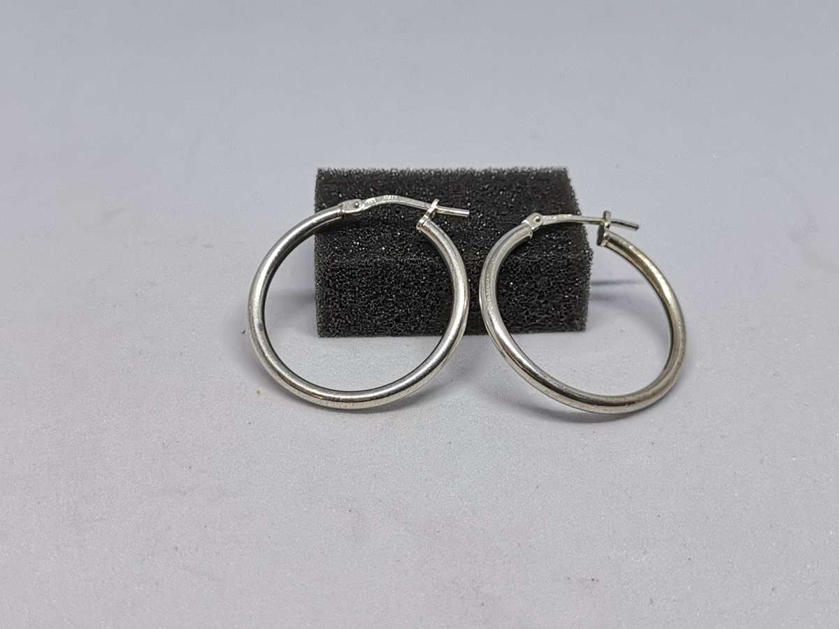 Silver Hoop Earrings