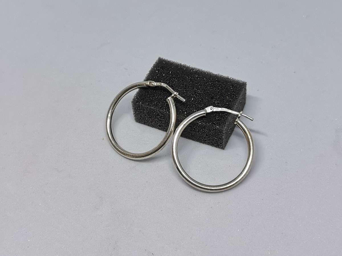Silver Hoop Earrings