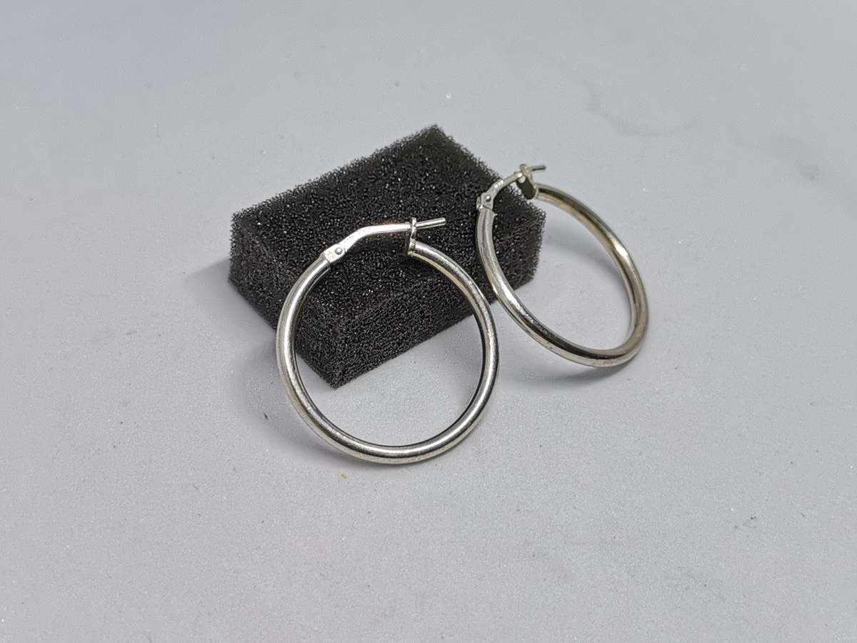 Silver Hoop Earrings