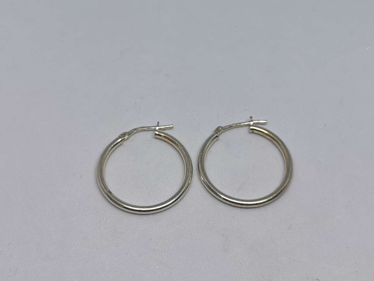 Silver Hoop Earrings